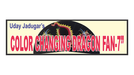 Color Changing Dragon Fan 7"- Trick