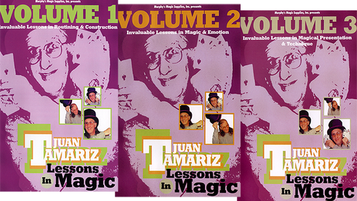 3 Vol. Combo Juan Tamariz Lessons in Magic - Video Download