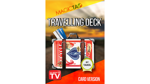 Travelling Deck Card Version Red (Gimmick and Online Instructions) by Takel - Trick