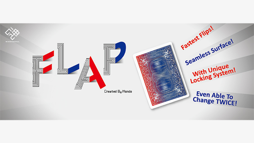 Modern Flap Card (Blue to Red Face Card) by Hondo
