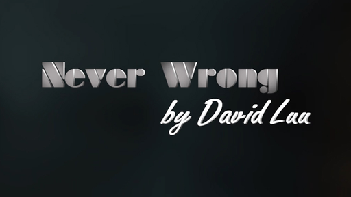 Never Wrong by David Luu - Video Download