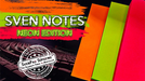 Sven Notes NEON EDITION (3 Neon Sticky Notes Style Pads) - Trick