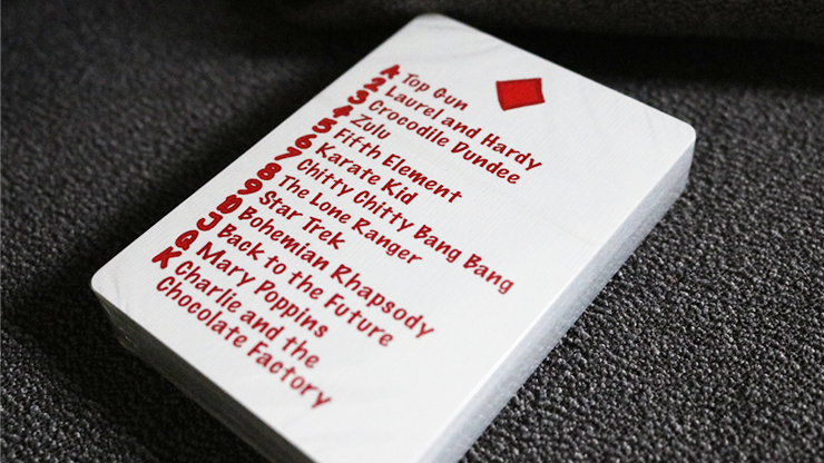 53 Films Playing Cards by Mark Shortland