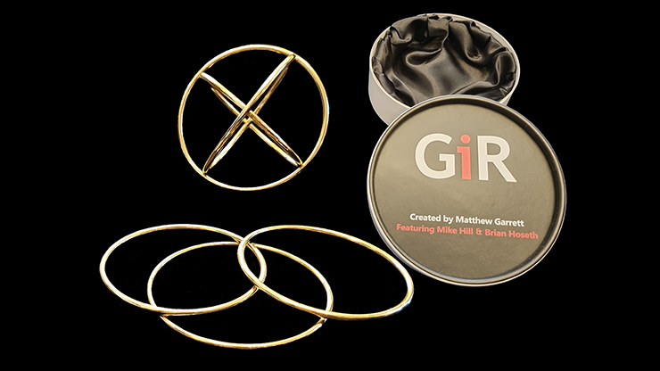 GIR Ring Set GOLD (Gimmick and Online Instructions) by Matthew Garrett - Trick