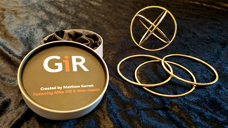 GIR Ring Set GOLD (Gimmick and Online Instructions) by Matthew Garrett - Trick