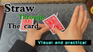 Straw Through The Card by Dingding - Video Download