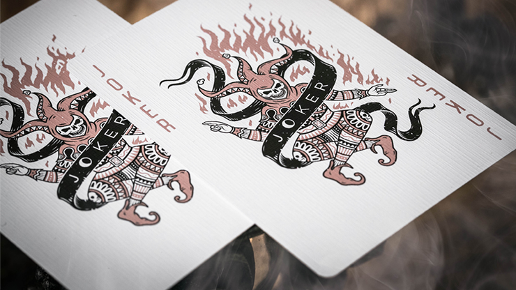 666 V4 (Rose Gold) Playing Cards by Riffle Shuffle