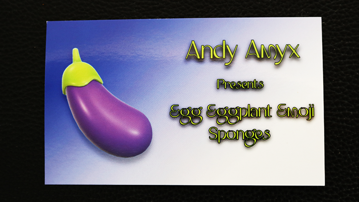 Sponge Emoji EGGPLANT (4PK.) by Andy Amyx- Trick