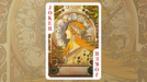 Mucha Princess Hyacinth Silver Edition Playing Cards by TCC