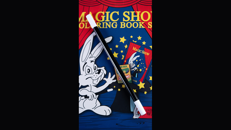 MAGIC SHOW Coloring Book DELUXE SET (4 way) by Murphy's Magic