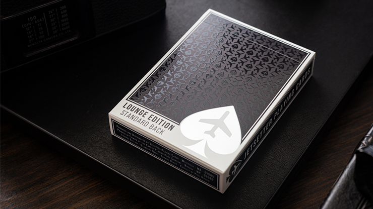 Lounge Edition Unmarked (Tarmac Black) by Jetsetter Playing Cards