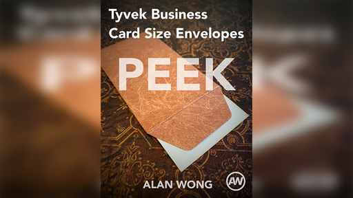 Tyvek Business Card Size Peek Envelopes (10 pk.) by Alan Wong