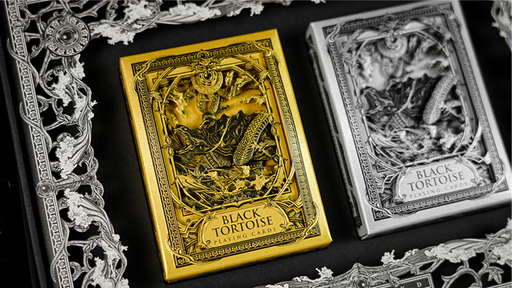 Black Tortoise Black Gold Box Set by Ark Playing Cards