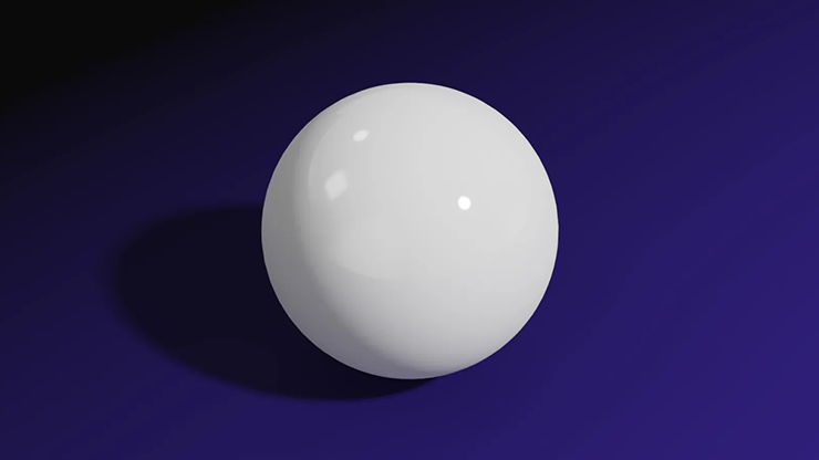 Magnetic Ball (White) by Iarvel Magic