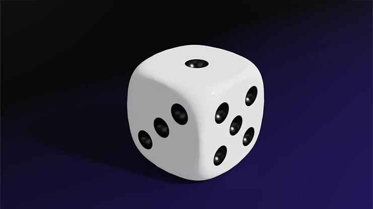 Magnetic Die (White) by Iarvel Magic
