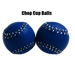 Chop Cup Balls Blue Leather (Set of 2) by Leo Smetsers - Trick