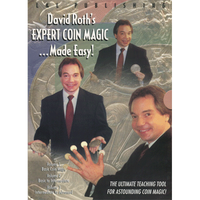 David Roth Expert Coin Magic Made Easy (3 Vol. set) - Video Download