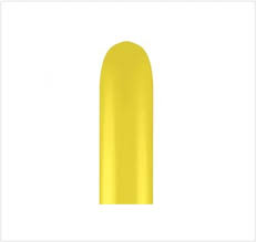 260Q Standard Yellow Balloon Qualatex 10
