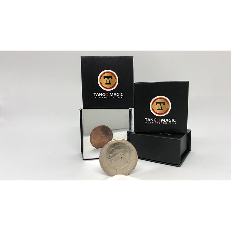 Copper Silver Coin (Half Dollar/English Penny) (D0060) by Tango Trick