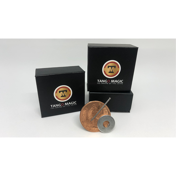 Magnetic Coin English Penny (D0027)by Tango Trick