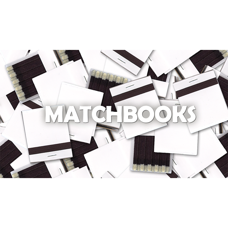 White matchbooks (Box of 50)