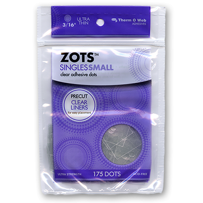 Sticky Dots Small (175 dots 3/16 inch diameter) Bag of Singles
