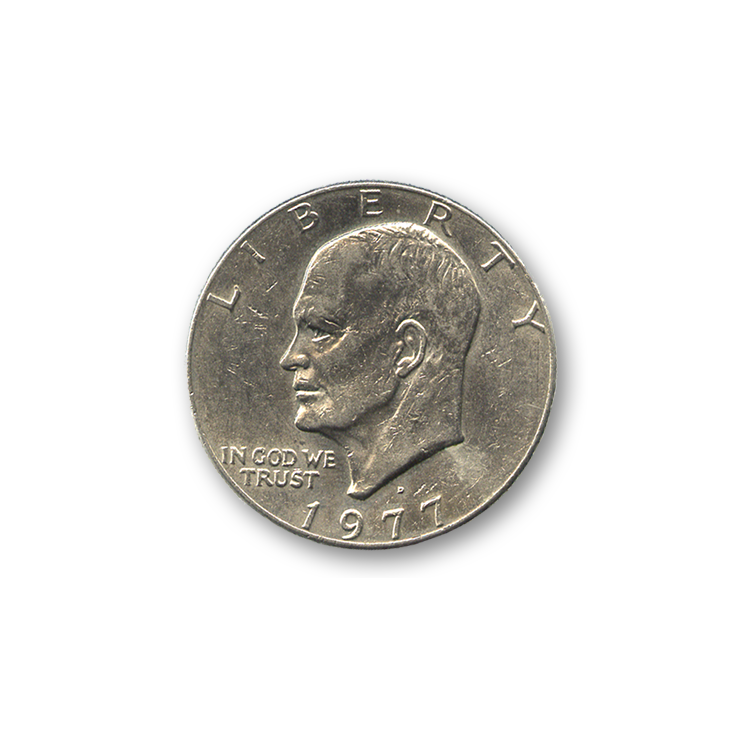 Eisenhower Dollar (Single Coin Ungimmicked) - Trick