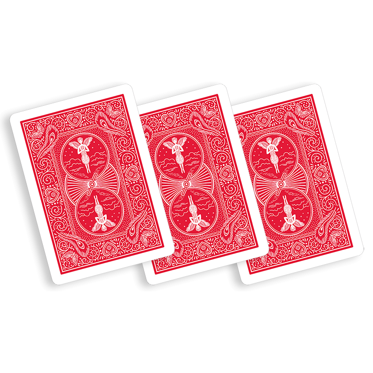 BICYCLE 809 MANDOLIN BACK RED DECK OF PLAYING CARDS USPCC POKER MAGIC TRICKS 