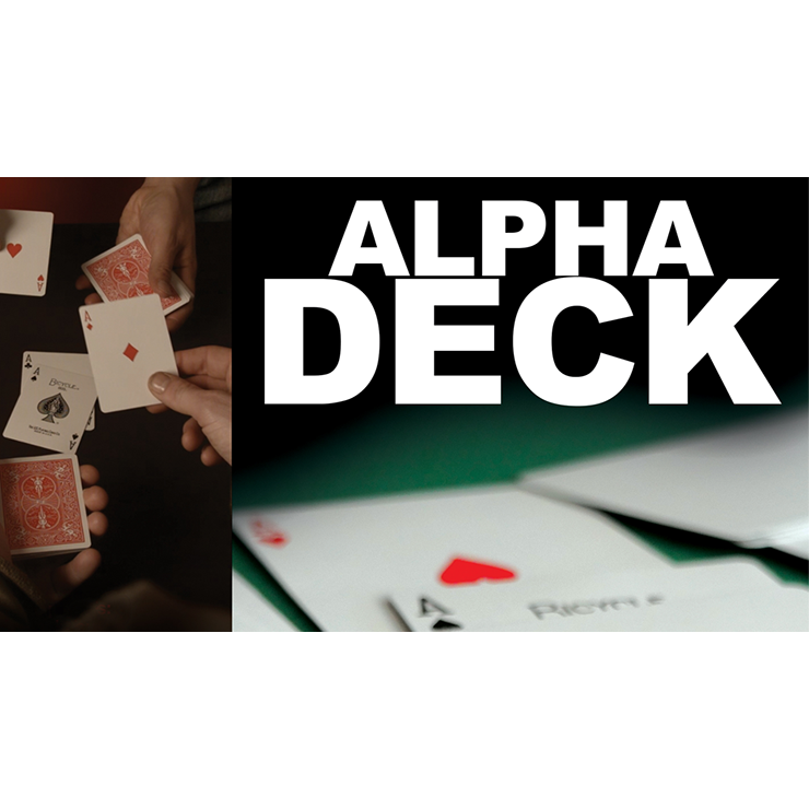 Alpha Deck (Cards and Online Instructions) by Richard Sanders Trick