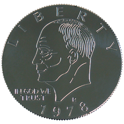 Eisenhower Palming Coin (Dollar Sized)by You Want it We Got it Trick