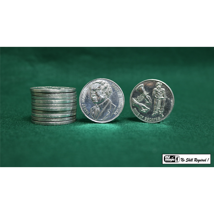 Houdini Palming Coins (12 pieces) by Mr. Magic