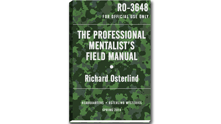 The Professional Mentalists Field Manual by Richard Osterlind Book