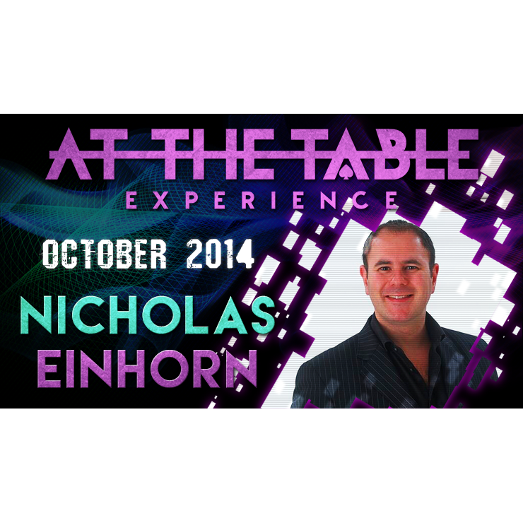 At the Table Live Lecture Nicholas Einhorn 10/22/2014 video DOWNLOAD
