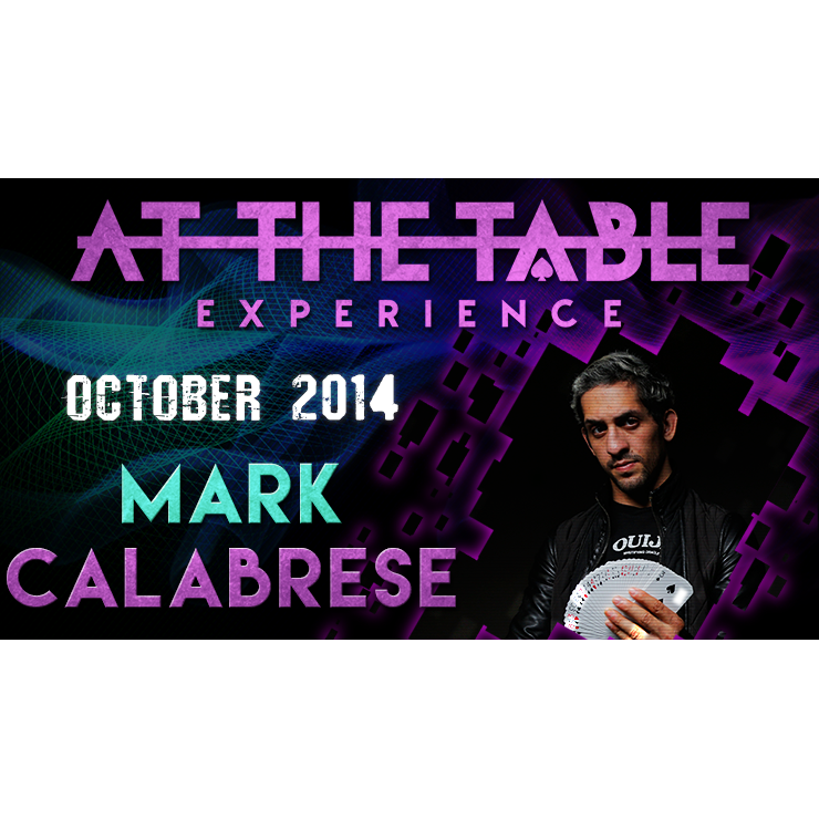 At the Table Live Lecture Mark Calabrese 10/29/2014 video DOWNLOAD