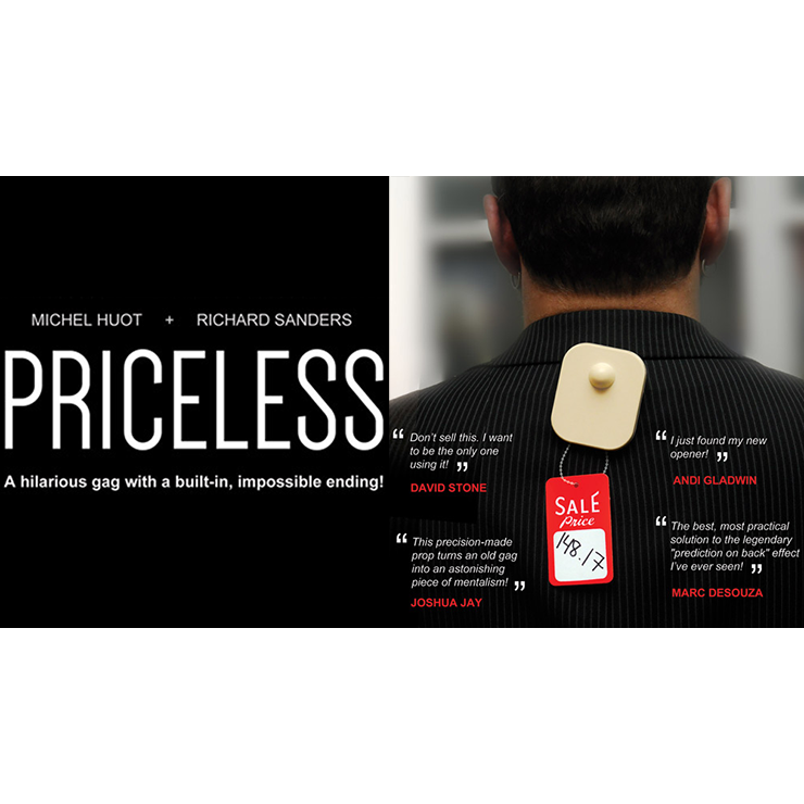 Priceless (Gimmick and Online Instructions) by Michel Huot and Richard Sanders Trick
