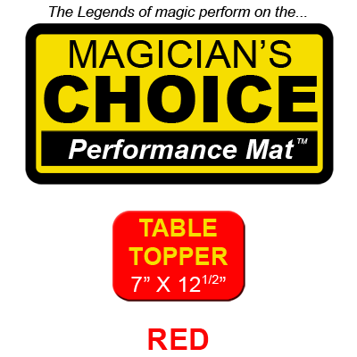 Table Topper Close Up Mat (RED 7x12.5) b