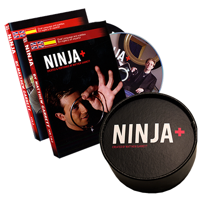 Ninja+ Deluxe BLACK (Gimmicks & DVD) by Matthew Garrett Trick