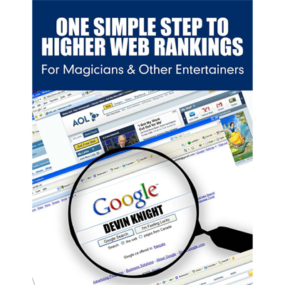One Simple Step To Higher Web Rankings For Magicians by Devin Knight eBook DOWNLOAD