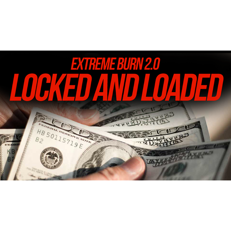 Extreme Burn 2.0: Locked & Loaded (Gimmicks and Online Instructions) by Richard Sanders Trick