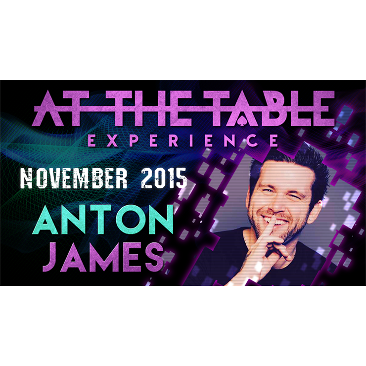 At the Table Live Lecture Anton James No