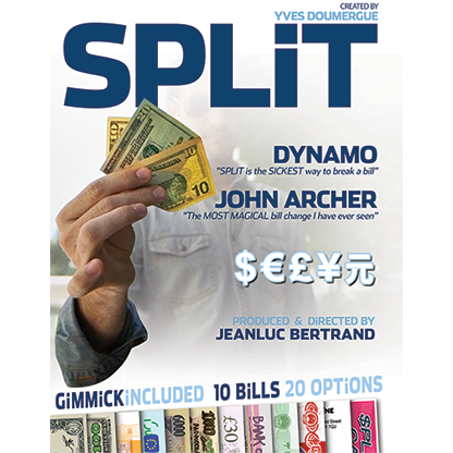 Split (Gimmicks and Online Instructions) by Yves Doumergue and JeanLuc Bertrand Trick