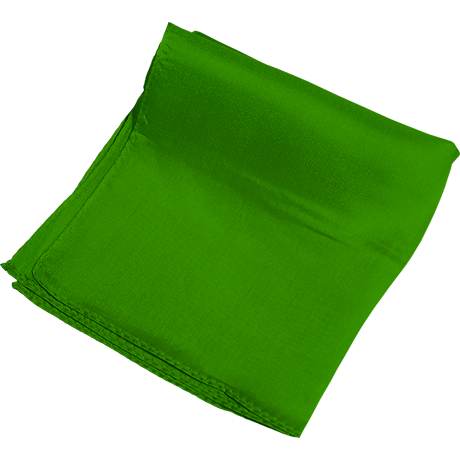 Silk 18 inch (Green) Magic by Gosh Trick