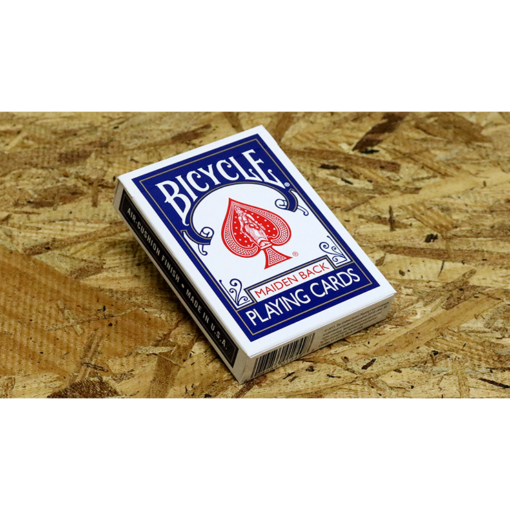 Bicycle Maiden Back (Blue) by US Playing Card Co