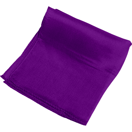 Silk 6 inch (Violet) Magic by Gosh Trick