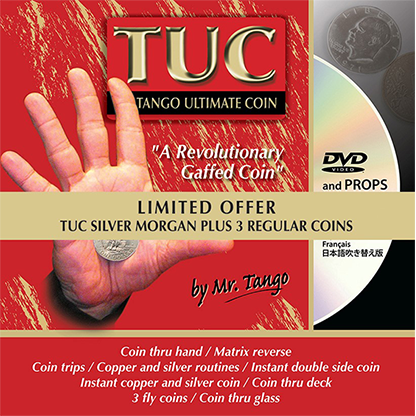 Limited Special Silver TUC Morgan plus 3 Matching Coins (D0166) by Tango Trick