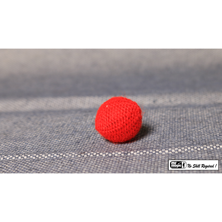 Crochet Ball .75 inch Single (Red) by Mr. Magic Trick