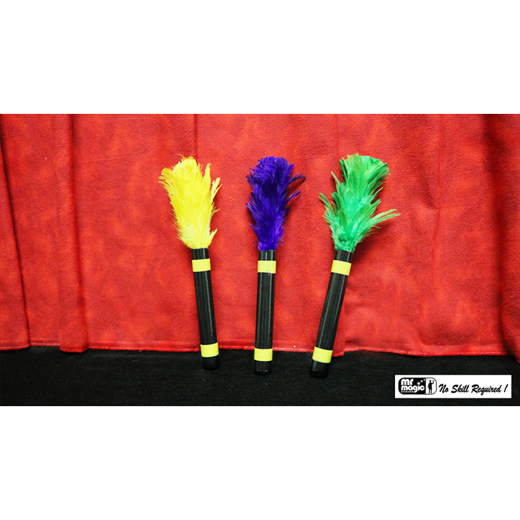 Ultra Visual Color Changing Feather (Small) by Mr. Magic Trick