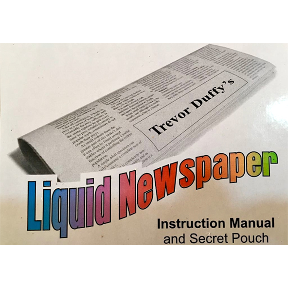 Liquid Newspaper by Trevor Duffy Trick