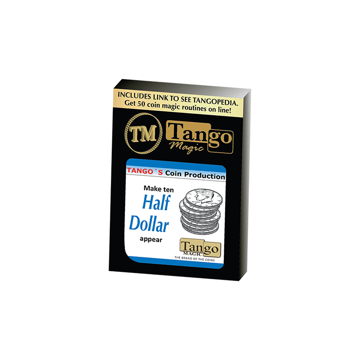 Tango Coin Production Half Dollar D0186 (Gimmicks and Online Instructions) by Tango Trick