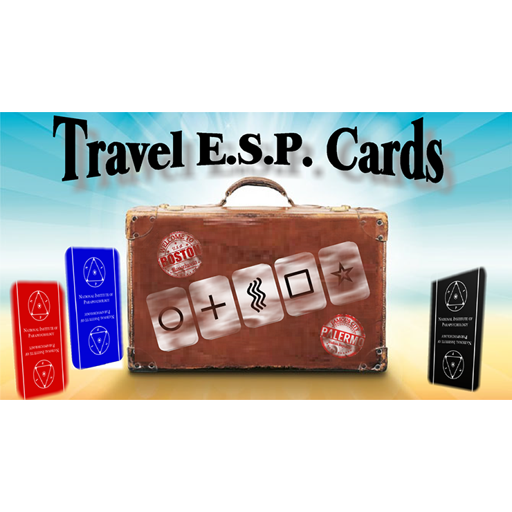 Travel ESP Cards Black (Gimmicks and Online Instructions) by Paul Carnazzo Trick